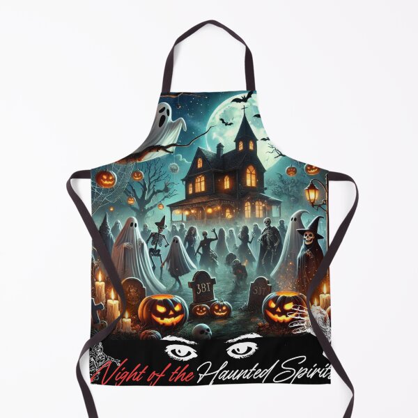 Item preview, Night of the Haunted Spirits: A Spine-Chilling Halloween Spectacle designed and sold by Silent Watch Threads..
