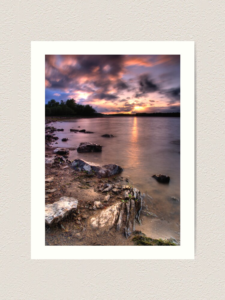 Alternate view of Colt Crag sunset Art Print