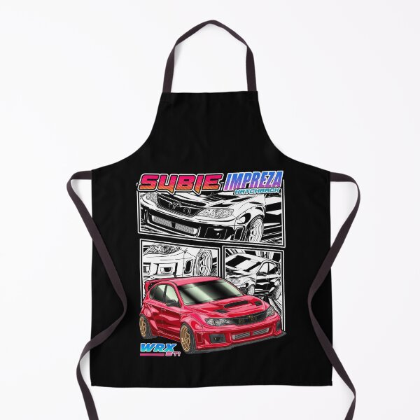Item preview, Red Subie Impreza WRX Hatchback Comic Style designed and sold by JDM Guyvit.