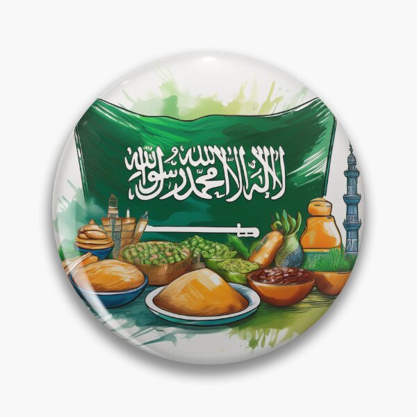 Artikelvorschau, Saudische Flagge mit traditionellem Fest – Stolz auf den Nahen Osten entworfen und verkauft von RaiyaTees.