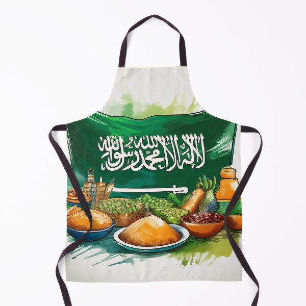 Artikelvorschau, Saudische Flagge mit traditionellem Fest – Stolz auf den Nahen Osten entworfen und verkauft von RaiyaTees.
