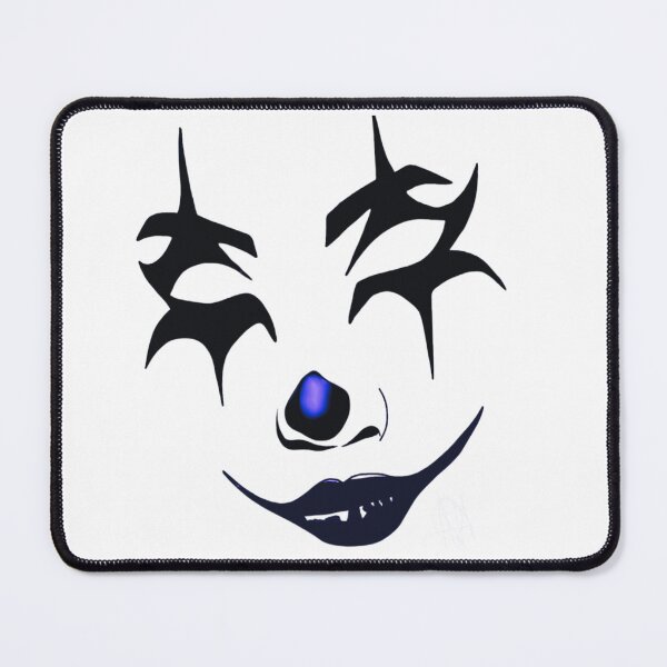 Item preview, Black and White Clown Face Illustration designed and sold by BubbleSpy.