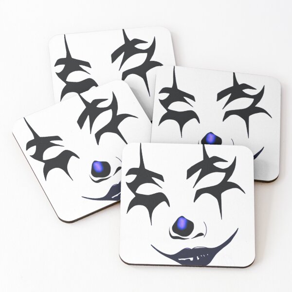 Item preview, Black and White Clown Face Illustration designed and sold by BubbleSpy.