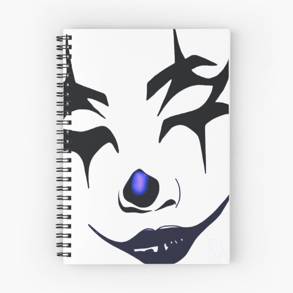 Item preview, Black and White Clown Face Illustration designed and sold by BubbleSpy.