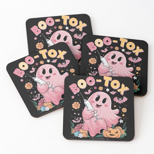 Item preview, Boo-Tox Cute Ghost with Syringe Halloween designed and sold by Quirky Shirts.