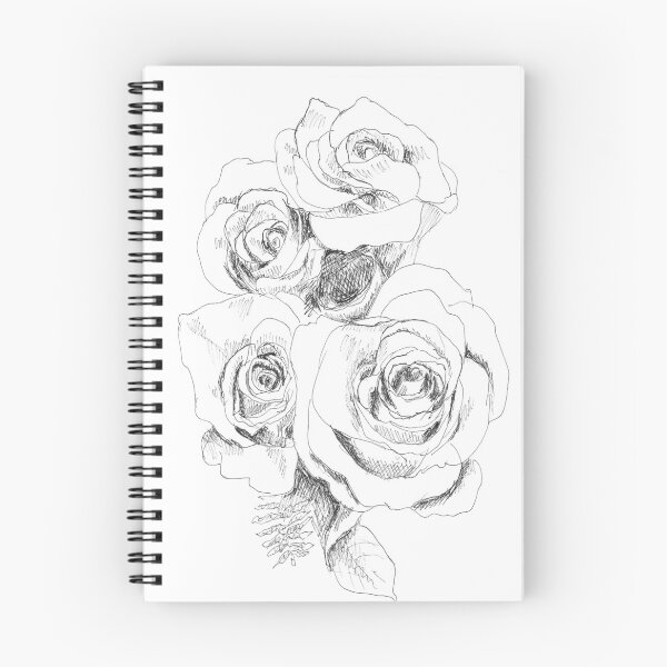 Item preview, Kathryn's Roses: pen drawing designed and sold by Dustwood-Media.