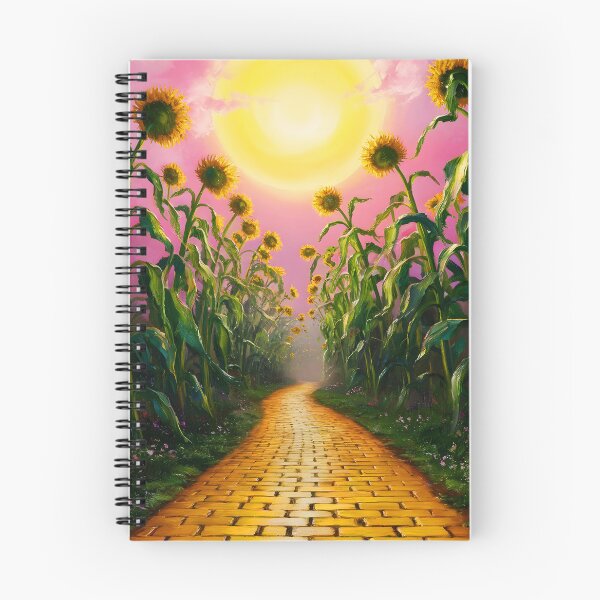 Item preview,  Yellow brick road paved by tall sunflowers art designed and sold by EmeraldeaDesign.