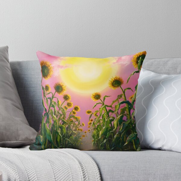 Item preview,  Yellow brick road paved by tall sunflowers art designed and sold by EmeraldeaDesign.
