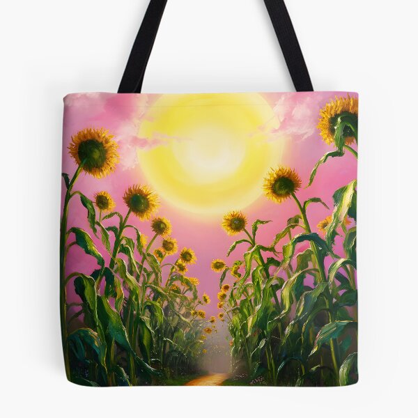 Item preview,  Yellow brick road paved by tall sunflowers art designed and sold by EmeraldeaDesign.