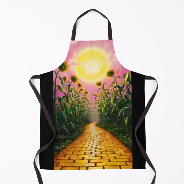 Item preview, Yellow brick road paved by tall sunflowers art designed and sold by EmeraldeaDesign.