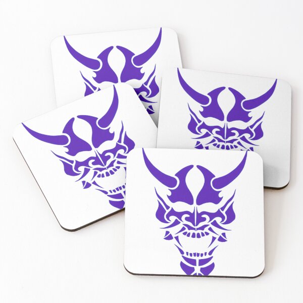Item preview, Fierce Tribal Skull with Horns designed and sold by BubbleSpy.