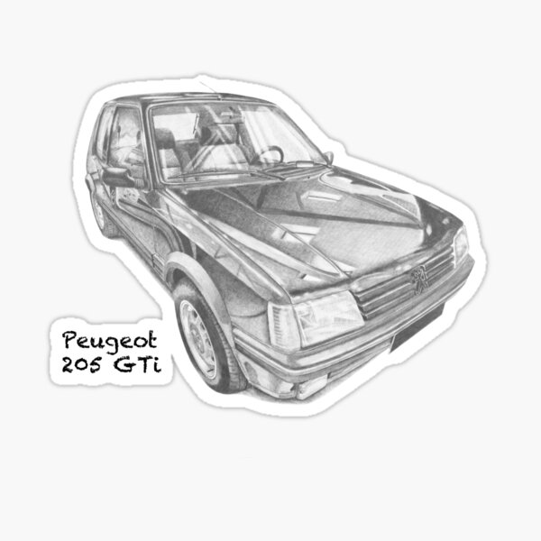 Stickers sur le thème Peugeot 205 Redbubble