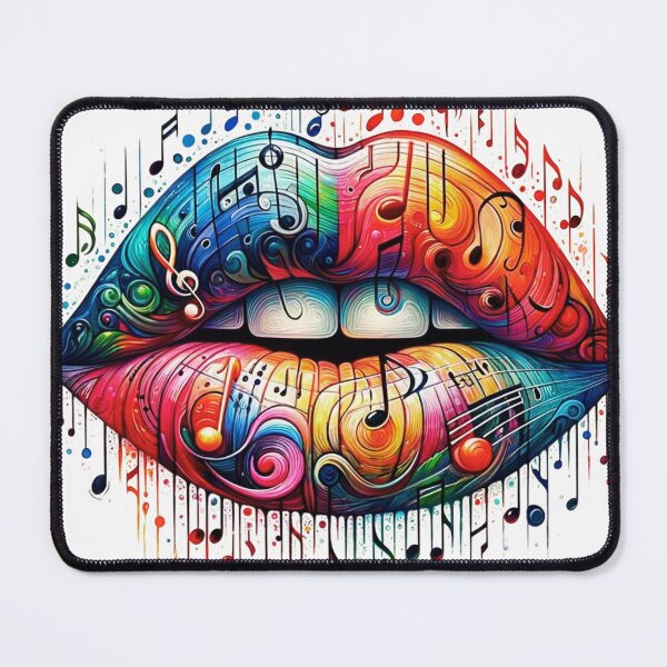Item preview, Musical Lips – Creative Harmony of Sound and Expression Art designed and sold by BubbleSpy.