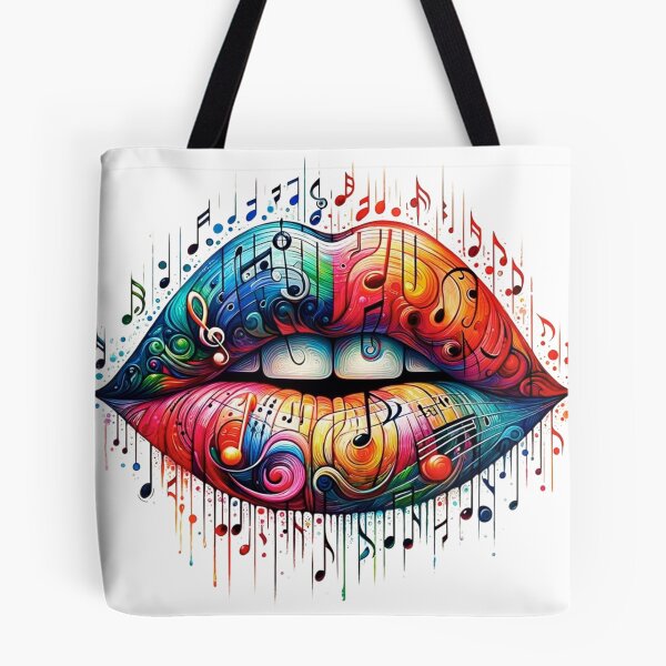 Item preview, Musical Lips – Creative Harmony of Sound and Expression Art designed and sold by BubbleSpy.