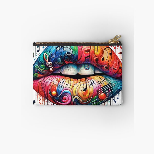 Item preview, Musical Lips – Creative Harmony of Sound and Expression Art designed and sold by BubbleSpy.