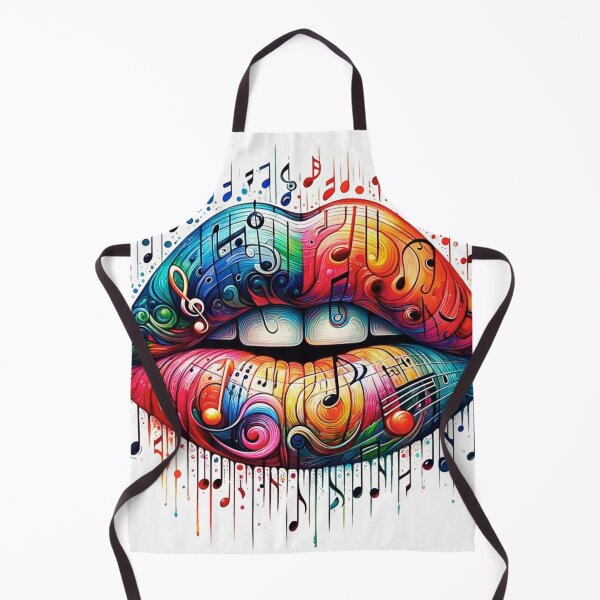 Item preview, Musical Lips – Creative Harmony of Sound and Expression Art designed and sold by BubbleSpy.