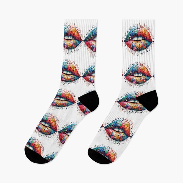 Item preview, Musical Lips – Creative Harmony of Sound and Expression Art designed and sold by BubbleSpy.