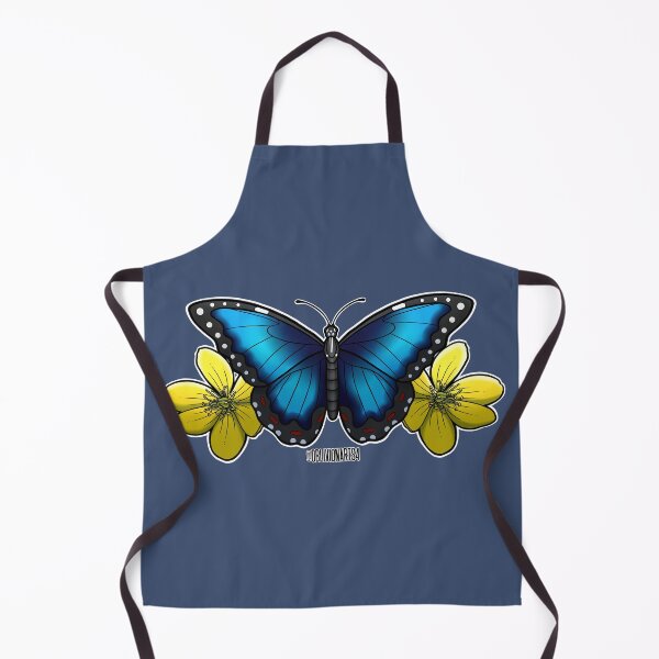 Item preview, Blue Morpho and Aconites designed and sold by OblivionArts4.