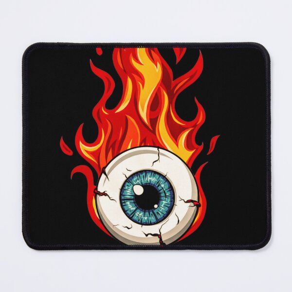 Item preview, Fire Eyes – Intense and Fiery Art designed and sold by BubbleSpy.