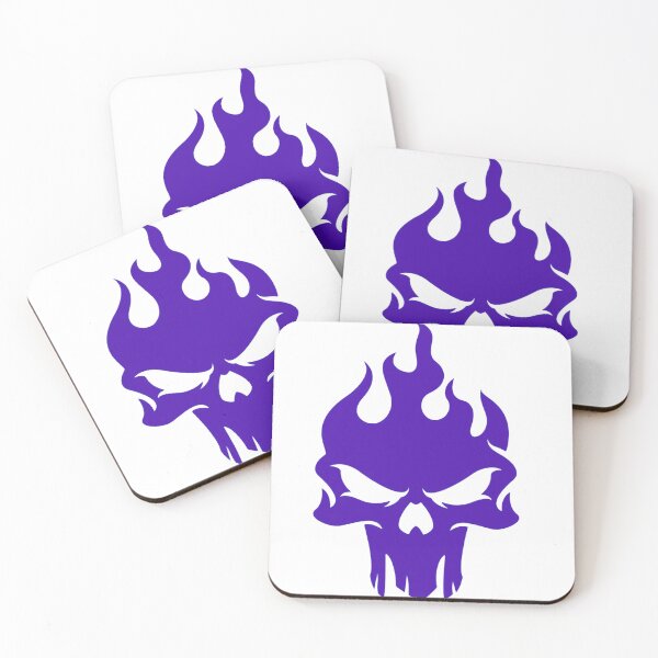 Item preview, Fire Head Skull – Fiery Skull Art  designed and sold by BubbleSpy.