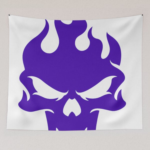 Item preview, Fire Head Skull – Fiery Skull Art  designed and sold by BubbleSpy.