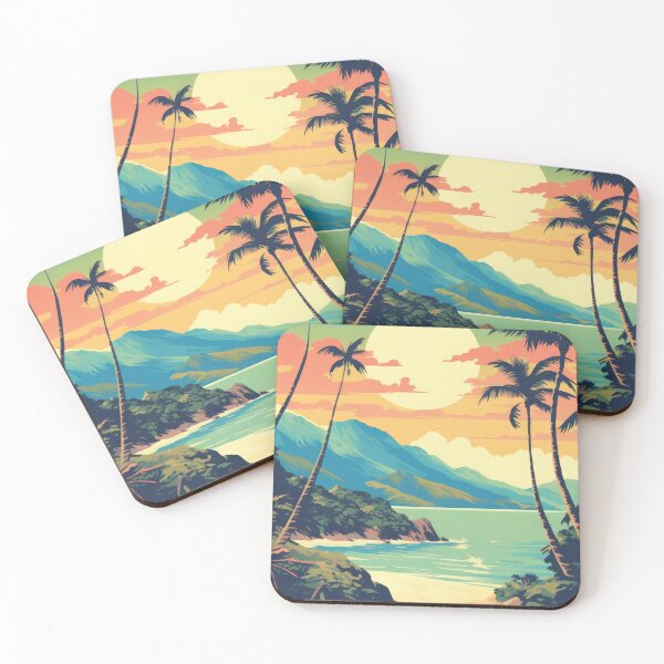 Item preview, Virgin Islands National Park sunset designed and sold by WanderlustArtsy.