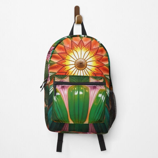 Item preview, Symmetrical kaleidoscopic pattern in vibrant colors designed and sold by Girih.