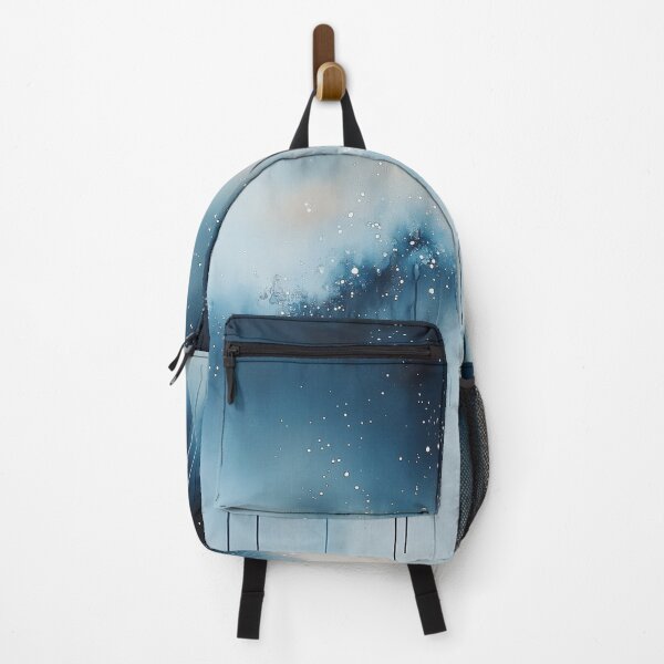 Item preview, Celestial Mist - Abstract Starry Night Landscape in Deep Blues designed and sold by solynneart.