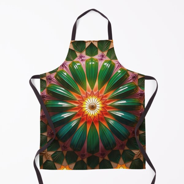 Item preview, Symmetrical kaleidoscopic pattern in vibrant colors designed and sold by Girih.