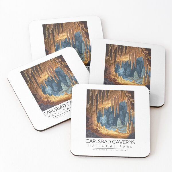 Item preview, A Vintage Illustration of Carlsbad Caverns National Park - New Mexico - US designed and sold by GoodOldVintage.