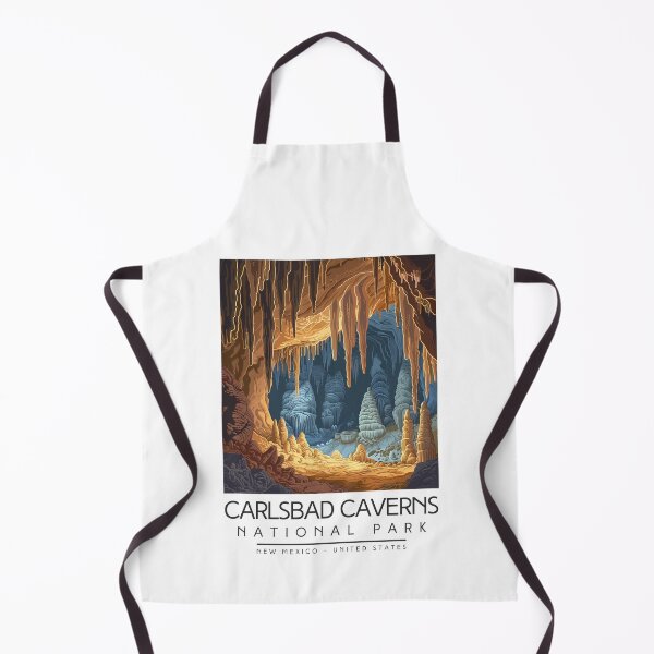 Item preview, A Vintage Illustration of Carlsbad Caverns National Park - New Mexico - US designed and sold by GoodOldVintage.