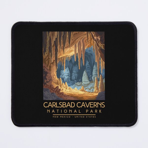 Item preview, A Vintage Illustration of Carlsbad Caverns National Park - New Mexico - US designed and sold by GoodOldVintage.