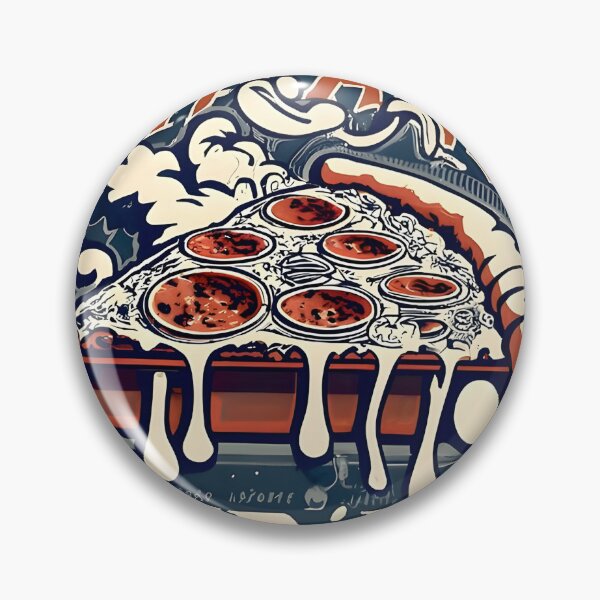 Item preview, Chicago deep dish pizza designed and sold by JeffriesArtCo.