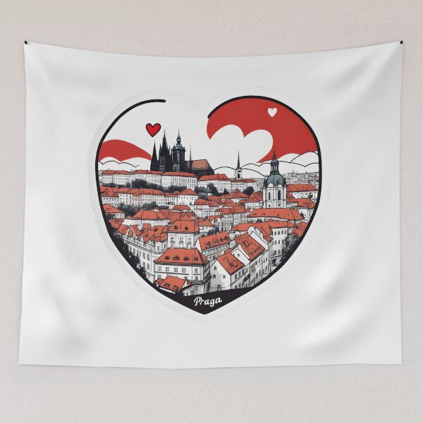 Item preview, Heart for Praga designed and sold by bogfl.