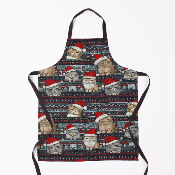 Item preview, Red Christmas Knit Cat Pattern | Matching Family Winter Outfit designed and sold by PinkGoddessLove.