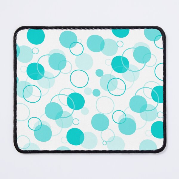 Item preview, Floating Mint Bubbles Pattern 3: A Dance of Lightness and Calm, Unique designed and sold by villacreativa.