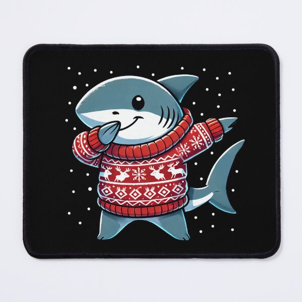 Item preview, Christmas Shark Lover Funny Shark Ugly Christmas designed and sold by BlueBerry-Pengu.