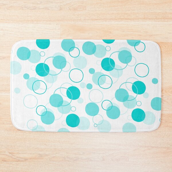 Item preview, Floating Mint Bubbles Pattern 3: A Dance of Lightness and Calm, Unique designed and sold by villacreativa.