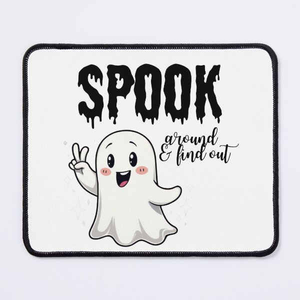 Item preview, Spook Around & Find Out Finger Ghost Halloween designed and sold by ArtFromBeyond.