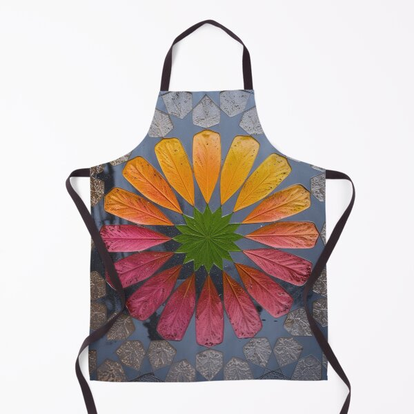 Item preview, Symmetrical flower-like pattern with vibrant colors designed and sold by Girih.