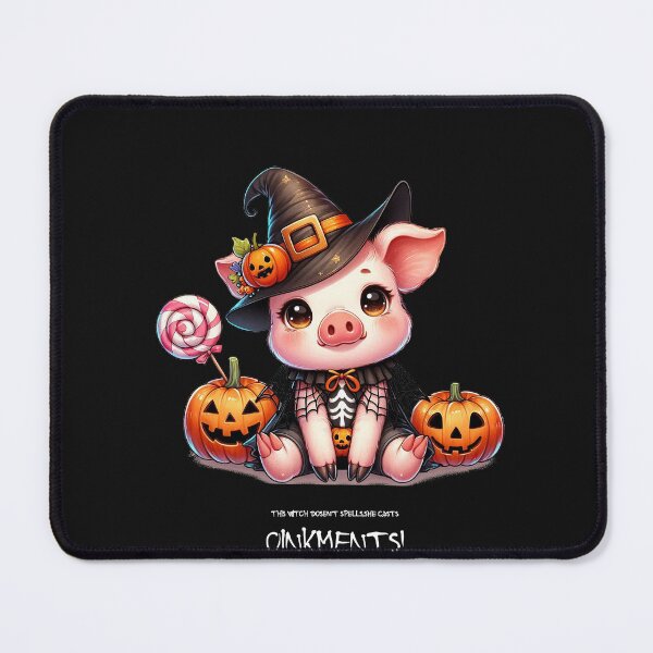 Item preview, Adorable Piglet in Witch Costume designed and sold by BulgariAI.
