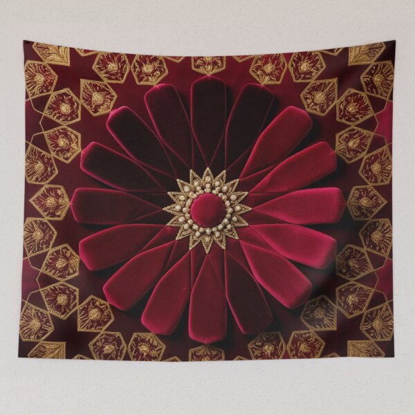 Item preview, Luxurious symmetrical velvet design designed and sold by Girih.