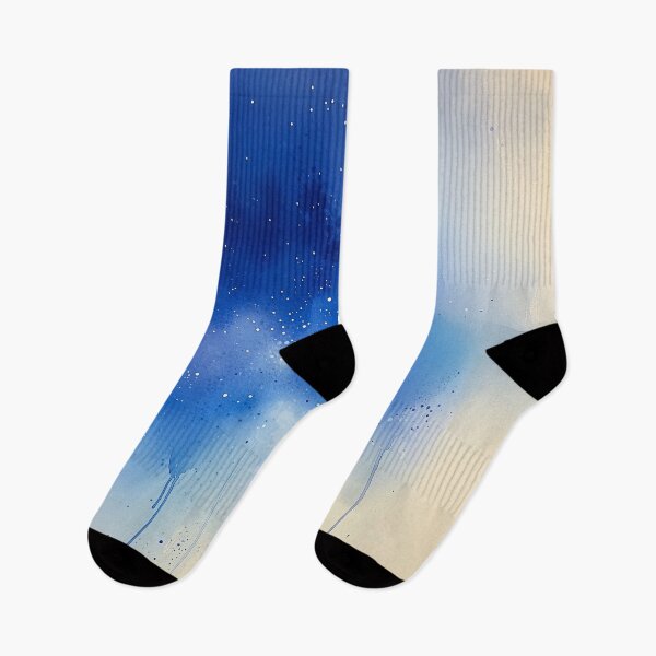 Item preview, Stardust Dream - Minimalist Abstract in Deep Blue Hues designed and sold by solynneart.