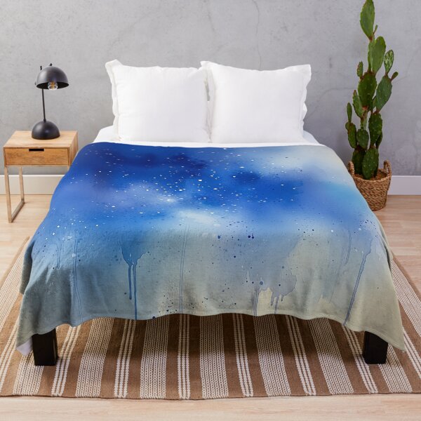 Artikelvorschau, Stardust Dream - Minimalistisches Abstrakt in tiefblauen Farbtönen entworfen und verkauft von solynneart.