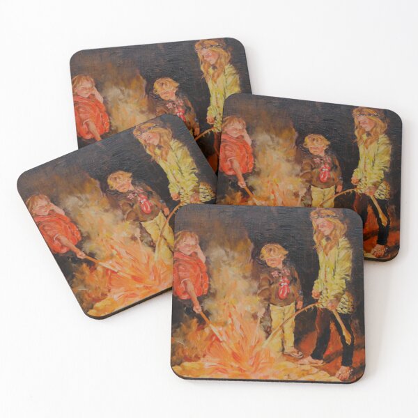 Item preview, Children around a firepit. designed and sold by Margaret Merry.