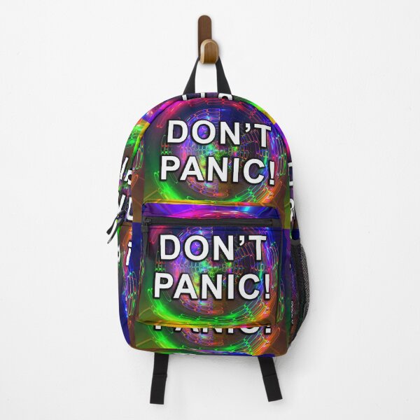 Item preview, DON"T PANIC! - Graphic Art Fluid Simulation and Text designed and sold by Warren Paul Harris.