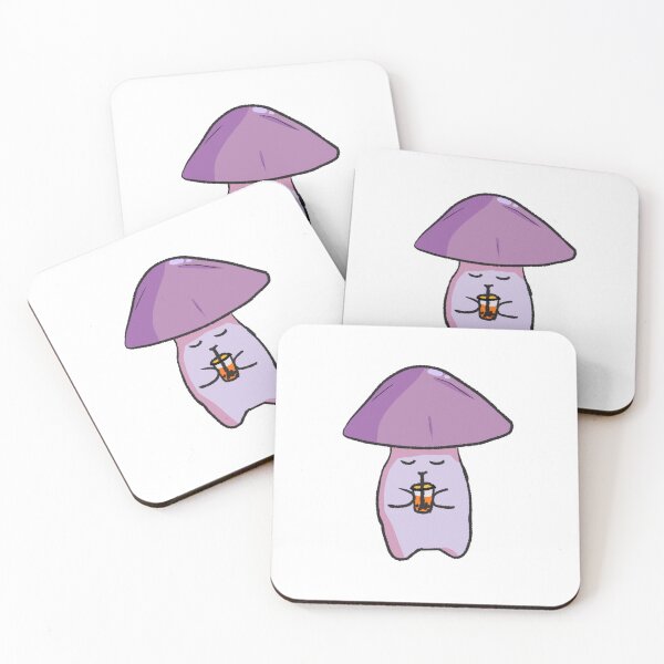 Item preview, Happy Mushroom with Boba designed and sold by dpressedtempura.