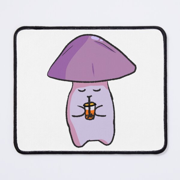Item preview, Happy Mushroom with Boba designed and sold by dpressedtempura.