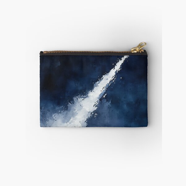 Item preview, Celestial Ascent - Abstract Cosmic Journey in Deep Blue and White designed and sold by solynneart.