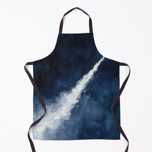 Item preview, Celestial Ascent - Abstract Cosmic Journey in Deep Blue and White designed and sold by solynneart.